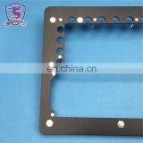 Laser Cutting Powder Coated Black Bending Welding Parts Processing Fabrication Flat Sheet Metal thumbnail-2