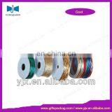 Fashion Decorative Golden Metallic Rayon Non-elastic Cord