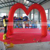 Top Quality Inflatable Red Heart Shape Wedding Arch/Inflatable Entrance Archway For Sale thumbnail-5