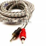 OFC 2RCA-2RCA Car Audio Rca Cables Length 4 Channel 17ft thumbnail-6