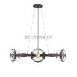 4-х лучевой современный LED кольцевой подвесной светильник, антикварный круглый подвесной светильник thumbnail-3