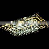 Factory Stock Modern Minimalist Ceiling Lamp Crystal Rectangular Lamp for Bedroom Dining Room thumbnail-4