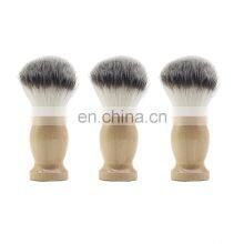 Wholesale Men Grooming Shave Shaving Brush Synthetic Hair Wooden Handle Shaving Brush Barber Brush Knots thumbnail-2