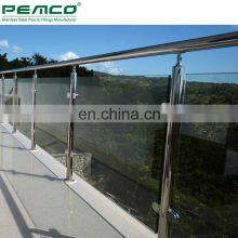 Outdoor Balcony Railing Glass Balustrade Fittings Prices Handrail thumbnail-4