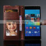 PU Leather Magnetic Flip Case Skin Cover For Sony Xperia Z4 thumbnail-1