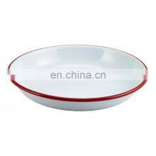 Personalized Factory Christmas Pizza Metal Plate Dish With Company Printing Logo thumbnail-4