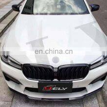 CLY Front Lip For BMW 5 Series G30 G38 Facelift 2021 M5 Front Car Bumper Lip CS Carbon Fiber Anterior Lip thumbnail-2