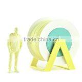 Pla 3d Printer Material Straw Yellow Filament With the New Spool Convertible Into a Coat Hanger. Spool Holder Included. thumbnail-1