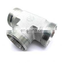 BSPT NPT JIC Hydraulic Pipe Fitting Competitive Price China Custom Steel Pipe Tee Fitting thumbnail-5