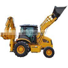 Multifunctional 2.5ton High Effciency Backhoe Loader With Hydraulic Hammer for Sale