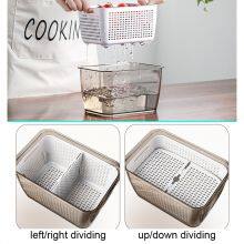 Fresh Vegetable Fruit Storage Containers Produce Saver Fridge Food Storage Containers Keep Vegetables Fresh Stackable thumbnail-3