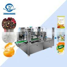 Detergent Powder Packing Stand Up Pouch Honey Iron Nail Coffee Sugar Machinery Stick Doypack Packaging Machine thumbnail-1