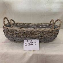 With Handle Willow Basket Wicker Craft Gift Flower Storage Baskets thumbnail-2