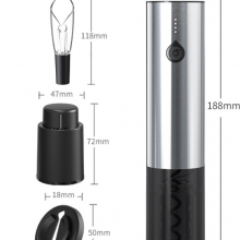 New Upgraded Wine Electric Bottle Opener Charging Single Button Electric Wine Bottle Opener Cross-border Sales（Wechat:13510231336） thumbnail-2