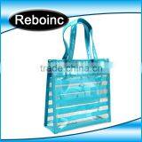 Waterproof Pvc Beach Bag Pvc Tote Bag Handle Shoulder Strap Sand Beach Bag Vinyl Pvc thumbnail-1