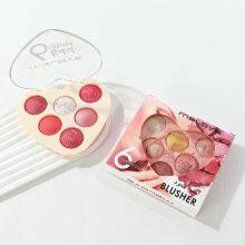 OEM Make up Blusher Bronzer 7 Color Palette Cheek Contourer Highlighter Powder Polvo De Cara thumbnail-1