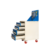 Industrial Garage Workshop Metal Storage Tool Cart Cabinet Trolley thumbnail-4