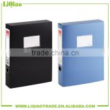 Black&blue A4 PP lever arch file folder with magnetic button