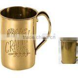 2016 16 Ounce (450ml) 100% Pure Copper Moscow Mule Copper Mug With Stamp Logo (Accept OEM) thumbnail-1