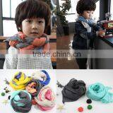 Daily Trend-all Plain Color Matching Cotton Polyester Fashion Baby Girls Boys Scarf thumbnail-1