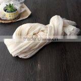 90CMX210CM Large Long Size Cotton Linen Plain Pashmina Shawl thumbnail-6