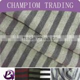 2015 hot sell poly rayon knit stripe fabric in piece dye
