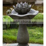 HOT Garden Decorative Lotus Flower And Frog Water Fountain