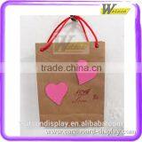 Pink Butterfly Paper Gift Bag for Lingerie