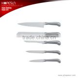 Hollow handle 5pcs stainless steel knife set for kitchen