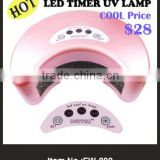 2014 Hot ! 18K LED UV CURING LAMP Color Nail Gel Polish Dryer 100% High Quality Salon Nails Care Tool Wholesale 626