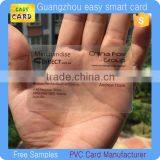 High Quality PVC Transparent Membership Business Card thumbnail-4