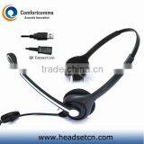 Call Center Usb Stereo Headset With Mic and Volume Control for pc HSM-602FPQDUSBS