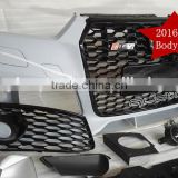 2015 2016 RS7 body kits for Audi A7 primed facelift bumper and grille