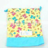 Floral Print Drawstring Tote Bag