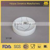 Porcelain Soap Dish, Fancy Round Dish thumbnail-1