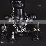 Ring Earring Bracelet Necklace Authentic Turkish Ottoman Ethnic Style Jewelry Set Made in Turkey thumbnail-6