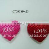 Lovely Plush Heart-shaped Pillows With Word Love on it