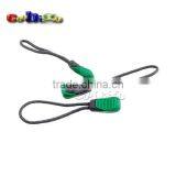 60*10mm Plastic Zipper Pull With Strap For Backpack Gym Suit Garment Accessories #FLC310 Quality Choice thumbnail-2