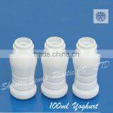 water bottle 100ML plastic Yogurt bottle with gasket sealing