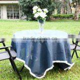 Garden Round Vinyl Outdoor Tablecloth