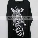 Women Plus Bat-wing High-low Printed Top thumbnail-2