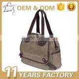 Wholesale Blank Green Canvas Tote Man Bag thumbnail-2