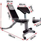Zhaoyang FID Utility Weight Bench With Preacher Pad & Leg Attachment thumbnail-1