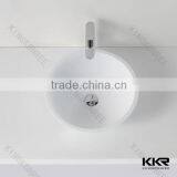 Germany Design Solid Surface Resin Sink, Polymarble Bathroom Sinks