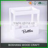 Pine Wooden Box For Wine Bottle Display Case thumbnail-3