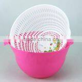 Vegetable Sieve/Fruit Basket/Plastic Basket/sifter/griddle/boult/screen/sieve/Dried Basin/sieve With Basin/Colander