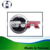 Titanium White Car Aluminum Classical Brand Epoxy Sticker thumbnail-3