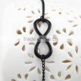 New Charm Women Lucky 8 Infinity Alloy Bangle Charm Simple Chain Bracelet thumbnail-5