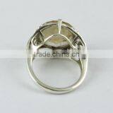 Big Dreams !! Golden Rutile 925 Sterling Silver Ring, Gemstone Silver Jewellery, Fine Silver Jewellery thumbnail-5