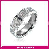 Love Style Tungsten Carbide Celtic Ring Wholesale thumbnail-1